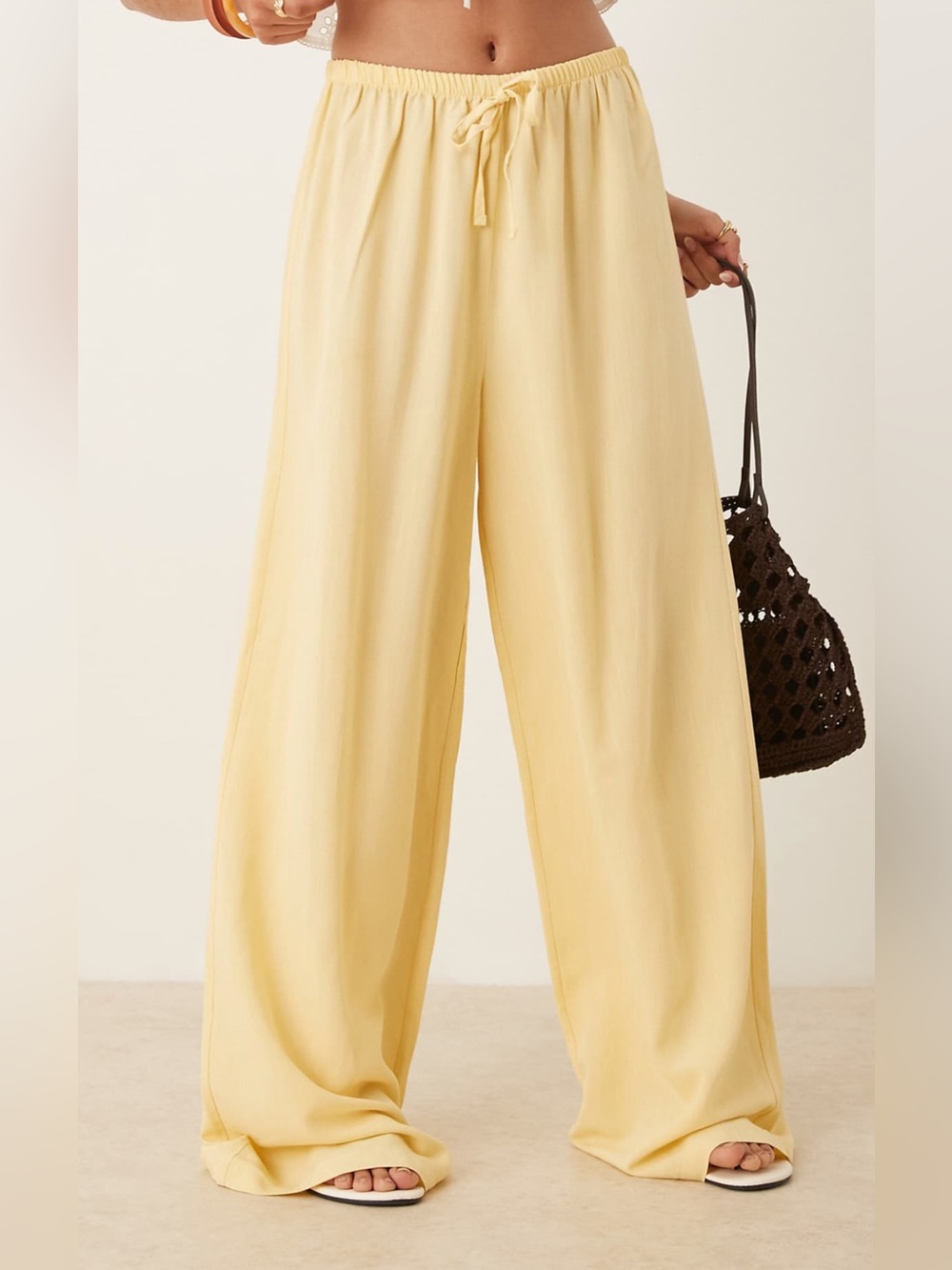 ASOS DESIGN Wide-Leg Pull-on Pants NWT